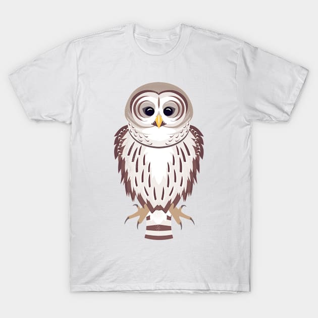 Barred Owl T-Shirt by AntiqueImages